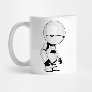 Marvin The Paranoid Android Cartoon Mug